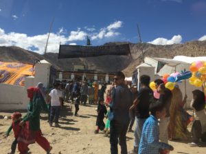 A Muslim event happening on Aug 14 nearby a Monastery we visited.